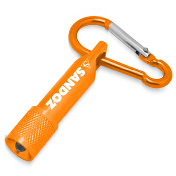 Mini Carabiner LED Flashlight