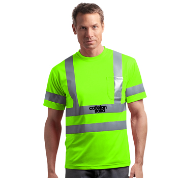 Reflective Short-Sleeves Snag T-Shirt