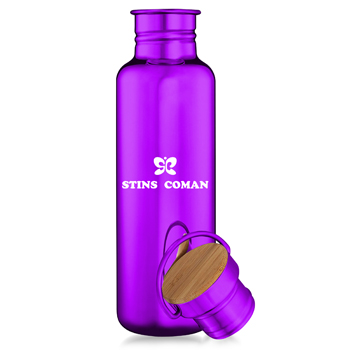 Multi-Layer Stainless Steel Bottle With Bamboo Cap