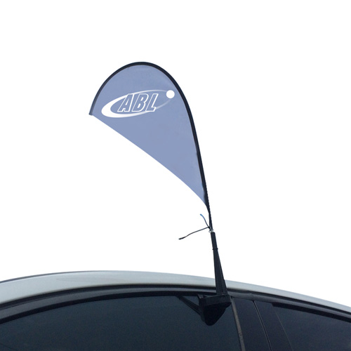 Teardrop Car Window Flag 