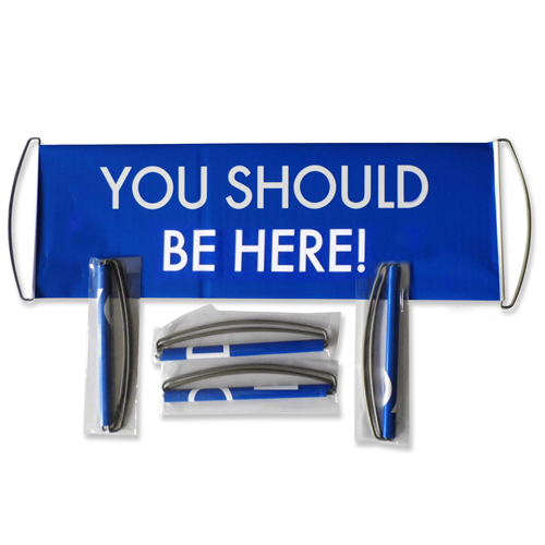 Retractable Hand-Held Scroll Banner 