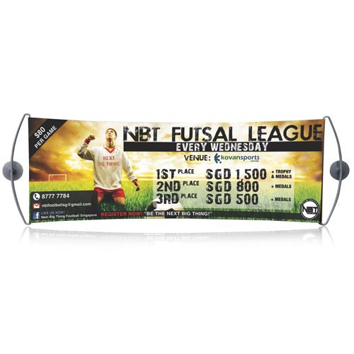 Retractable Hand-Held Scroll Banner 