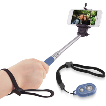 Extendable Selfie Stick with Bluetooth Remote