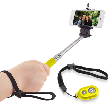 Extendable Selfie Stick with Bluetooth Remote