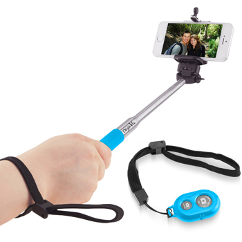 Extendable Selfie Stick with Bluetooth Remote