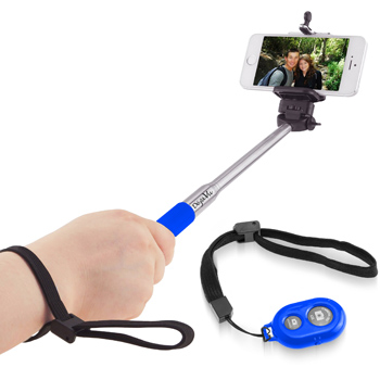 Extendable Selfie Stick with Bluetooth Remote