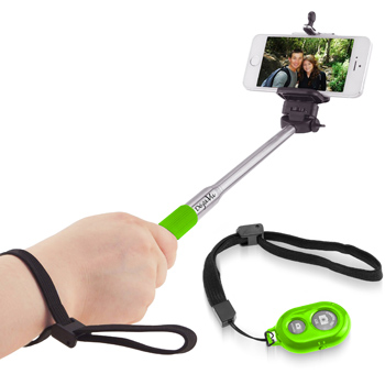 Extendable Selfie Stick with Bluetooth Remote