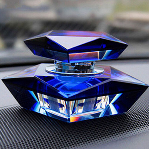 Square Crystal Car Perfume Seat 