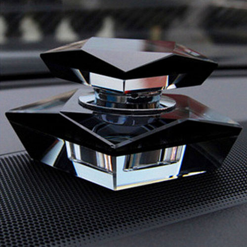 Square Crystal Car Perfume Seat 