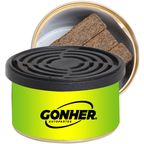 Fibre Car Air Freshener Tin Can 