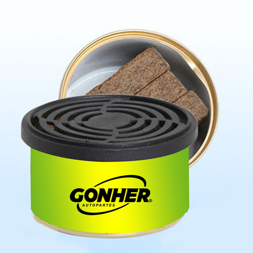 Fibre Car Air Freshener Tin Can 