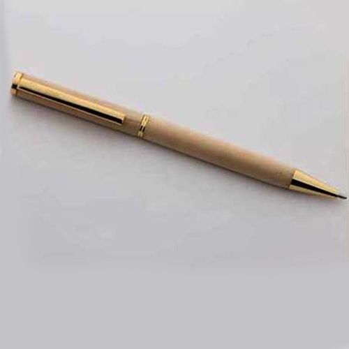 Metal Clip Wooden Pen