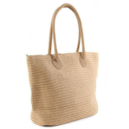 Woven One Shoulder Casual Beach Bags