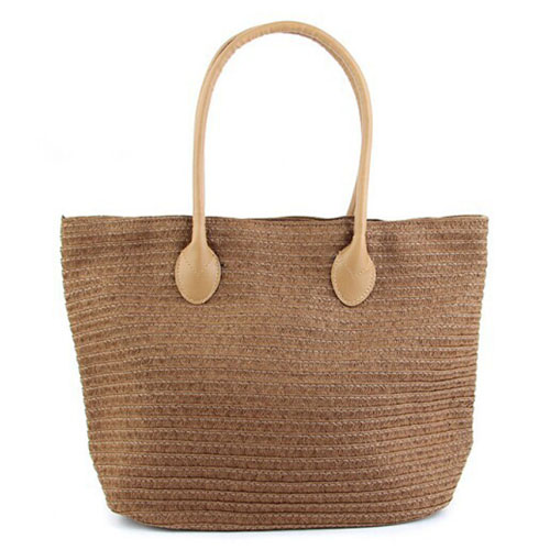 Woven One Shoulder Casual Beach Bags