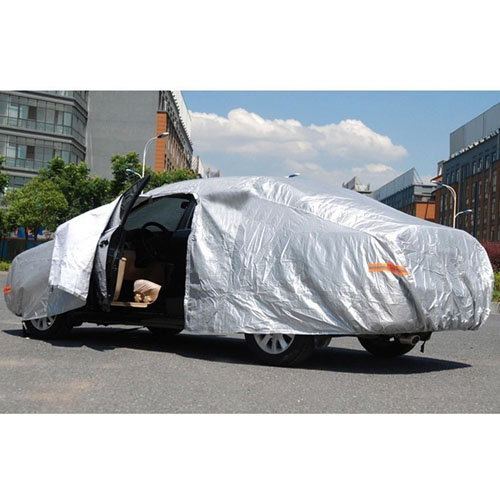 Silver Car Universal Four Seasons Car Cover 