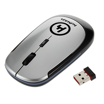 Slim Mini USB Receiver Wireless Thin Mouse