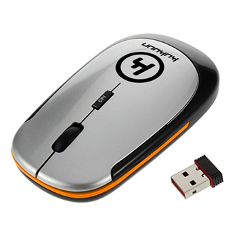 Slim Mini USB Receiver Wireless Thin Mouse