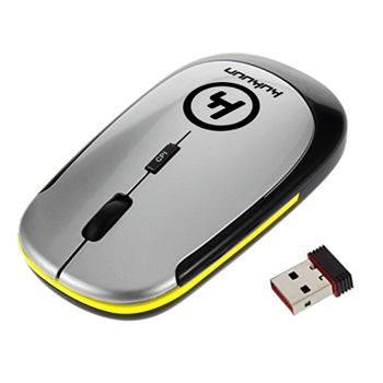 Slim Mini USB Receiver Wireless Thin Mouse